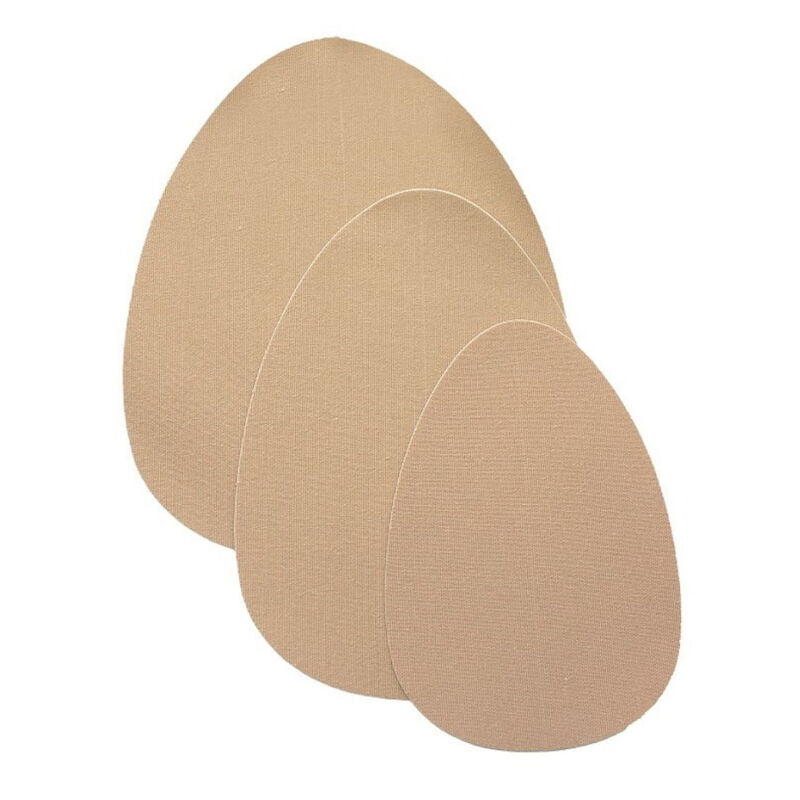 Bye-Bra - Brustvergrößerung + 3 Paar Satin Beige Körbchen D/F