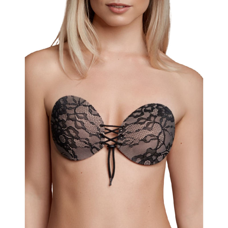 Bye-Bra - Sutiã Adesivo Entrelaqueamento & Bordado Copo D