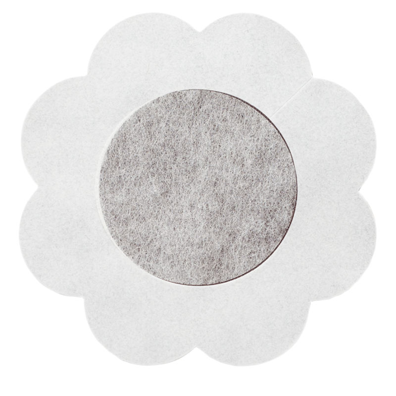 Bye-Bra - Blumen-Brustwarzenabdeckungen 3er-Pack Größe XL