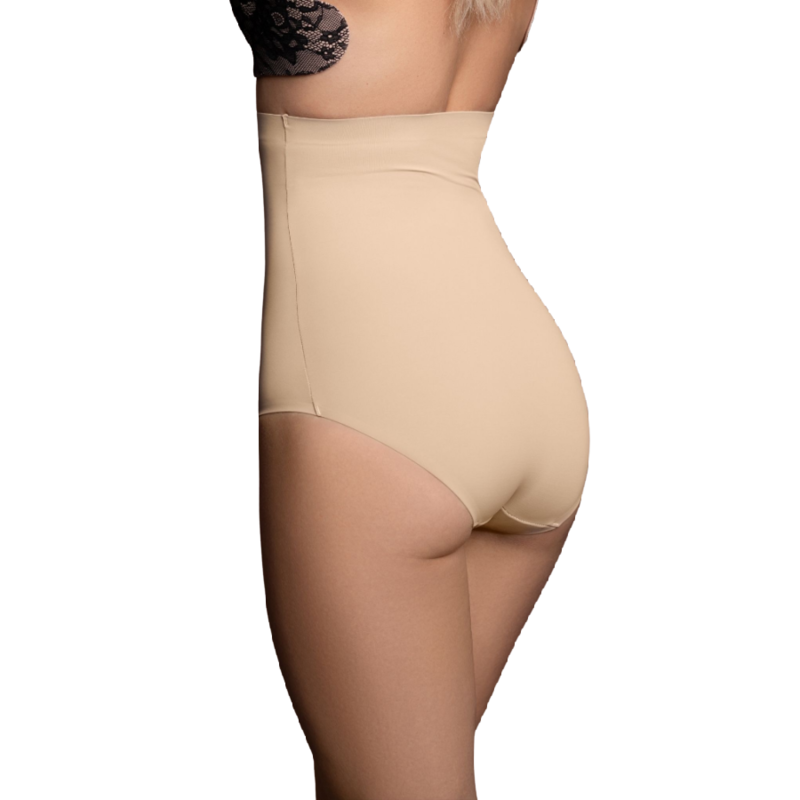 Bye-Bra - Cinto Sem Emenda Estilo Panties Beige Tamanho S