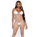 Leg Avenue - Tecido Twist Net Maxi Vestido Tamanho Único Branco