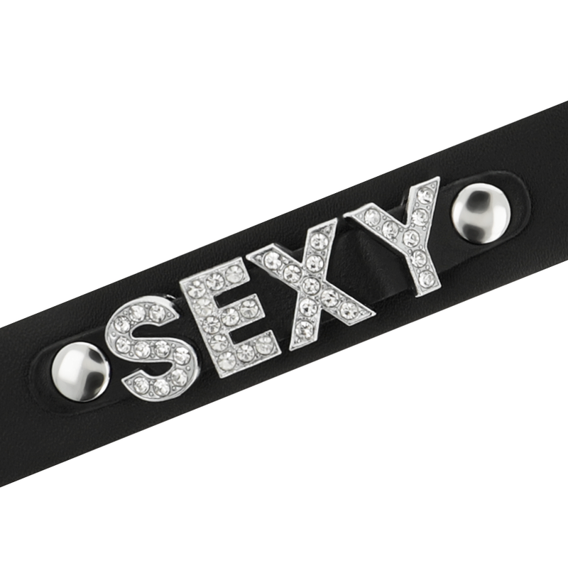 Coquette Chic Desire - Gargantilha Sexy de Couro Vegano