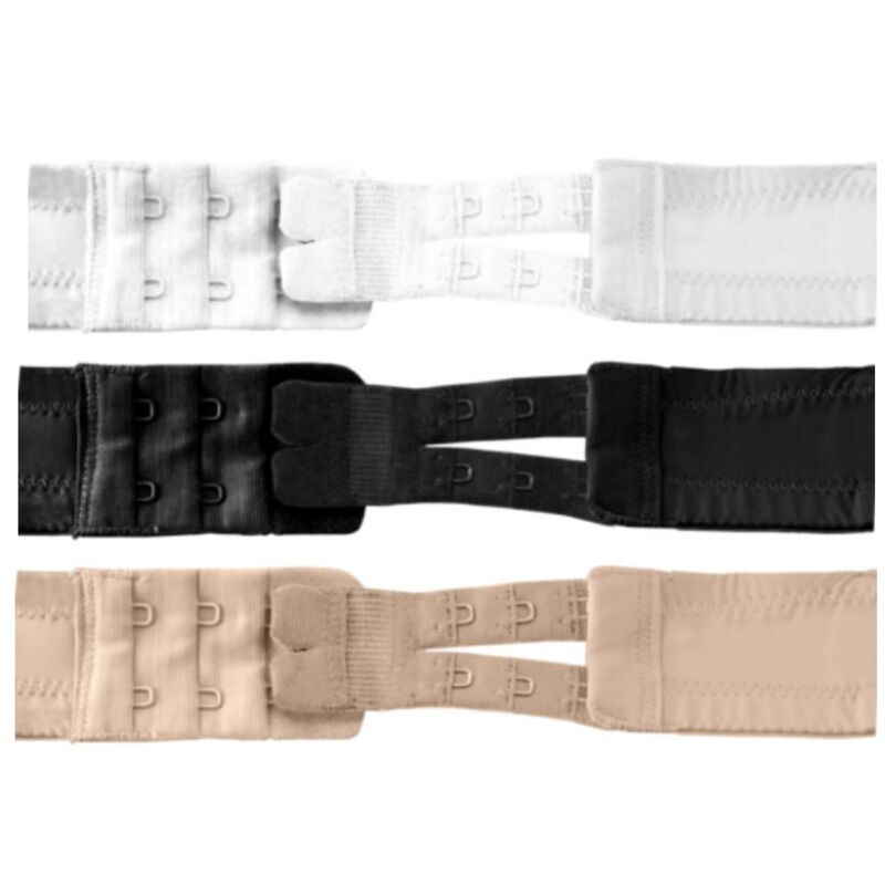 Bye-Bra - Extensor de Contorno Flexível 2 Ganchos 3 Unidades