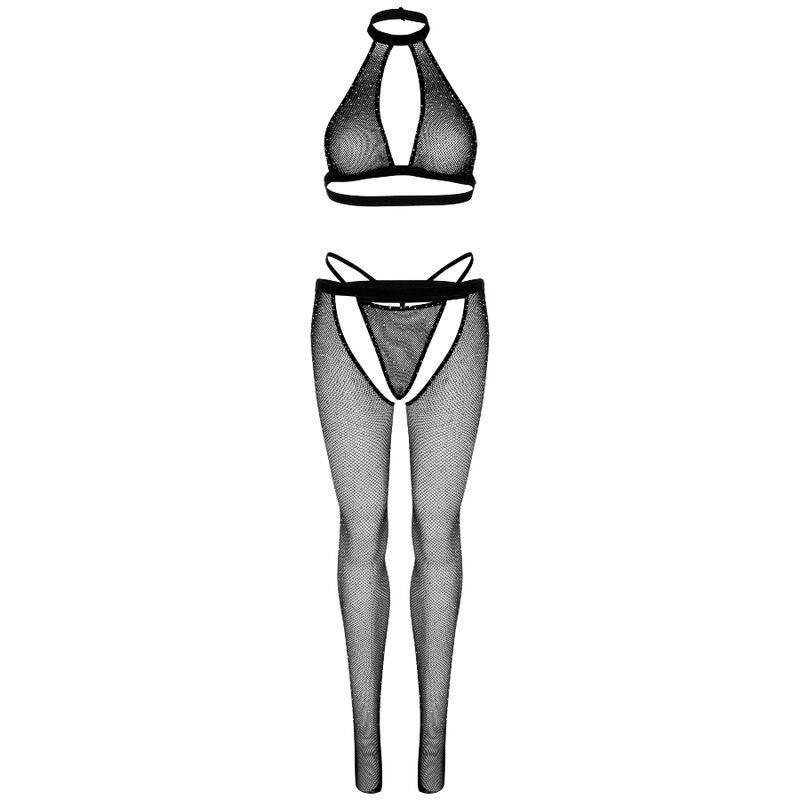 Leg Avenue - Fishnet Top, G-String e Calças