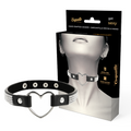 Coquette Chic Desire - Gargantilha de Couro Vegano com Coração