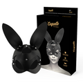 Coquette Chic Desire - Máscara de Couro Vegano com Orelhas de Coelho