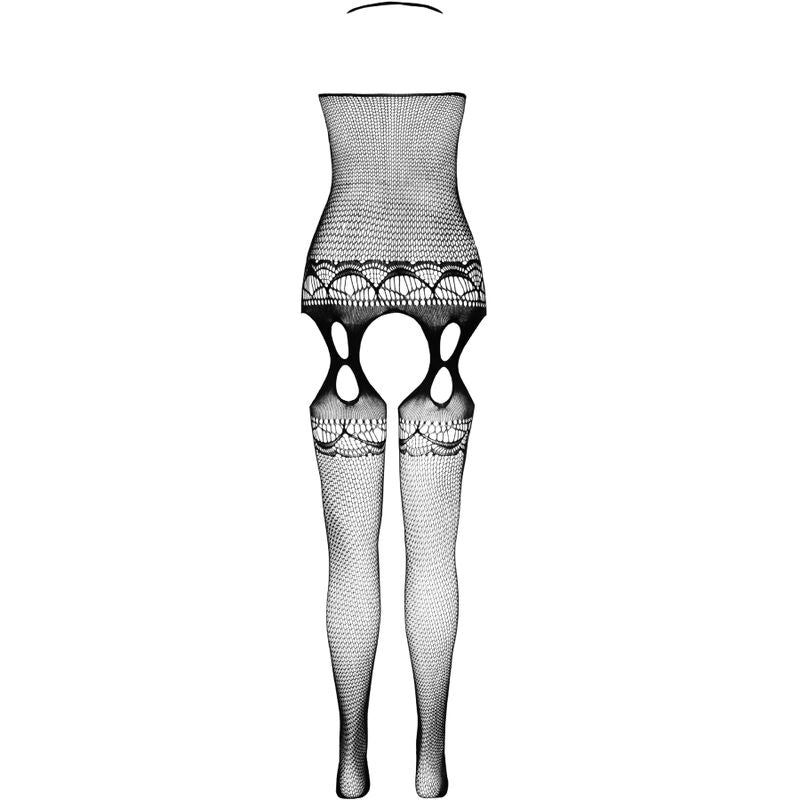 Passion - Eco-Kollektion Bodystocking Eco BS006 Schwarz