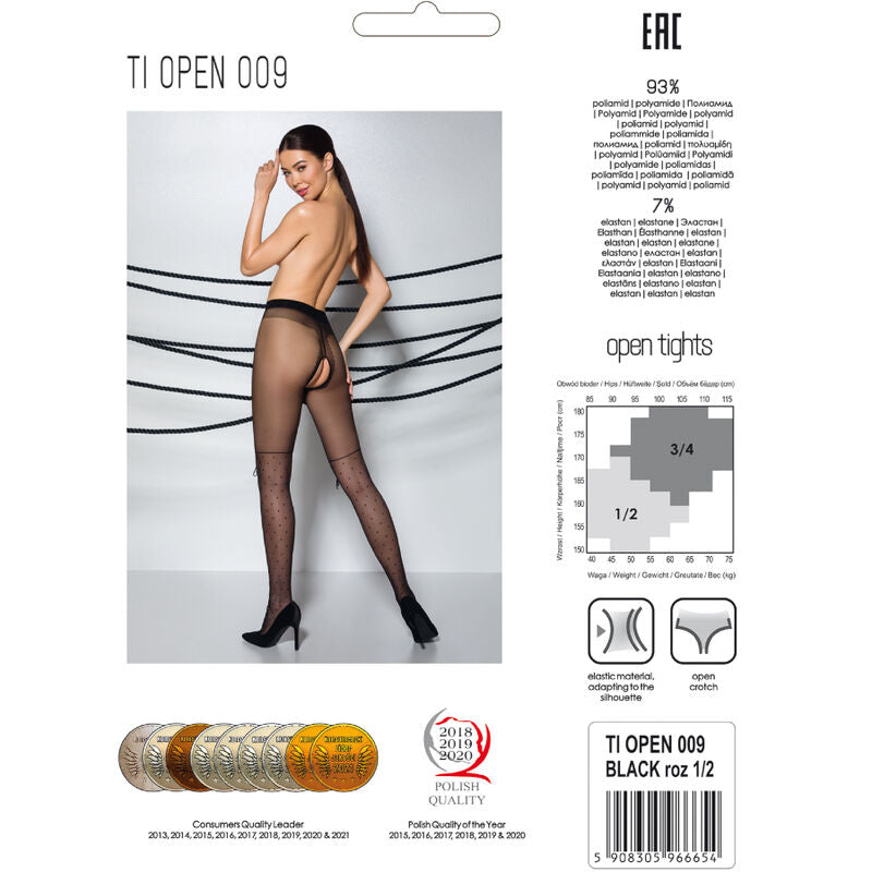 Passion - Tiopen 009 Calça Preta 1/2 20 Den