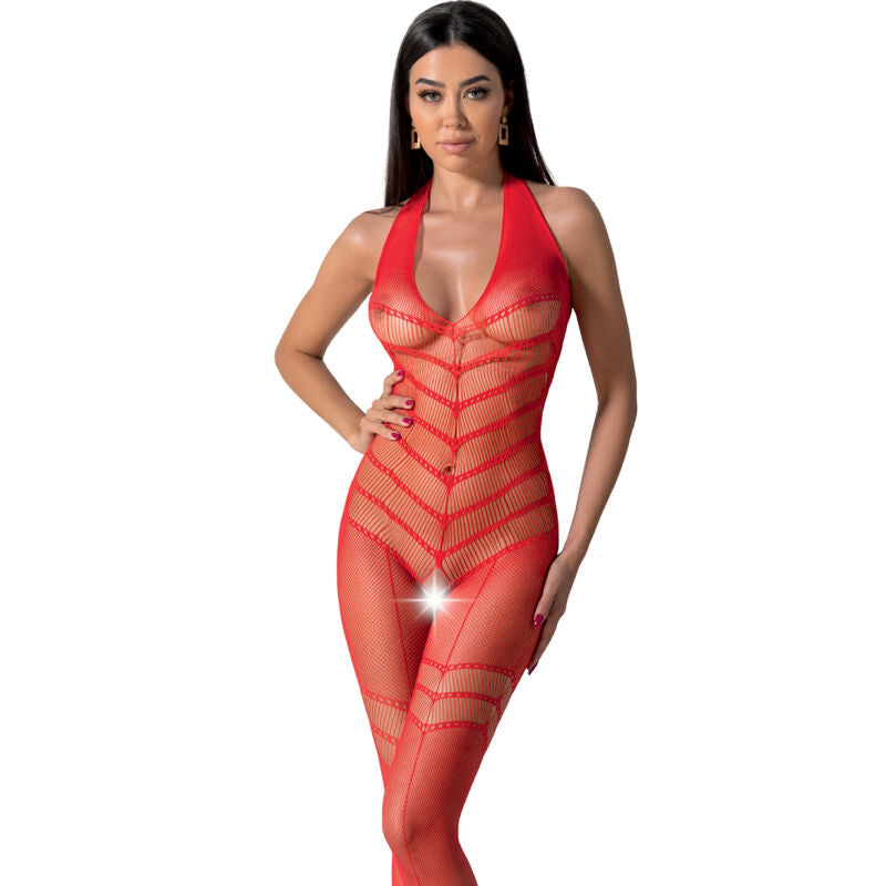 Passion - BS100 Bodystocking Rot Einheitsgröße