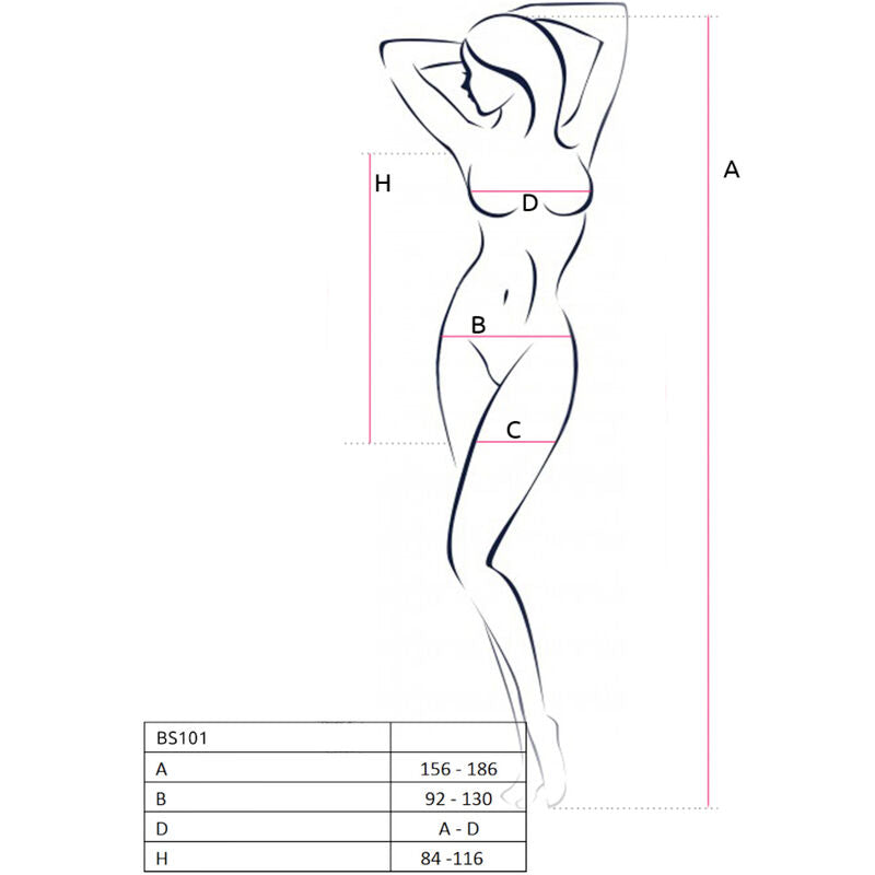 Passion - BS101 Body Rot Einheitsgröße