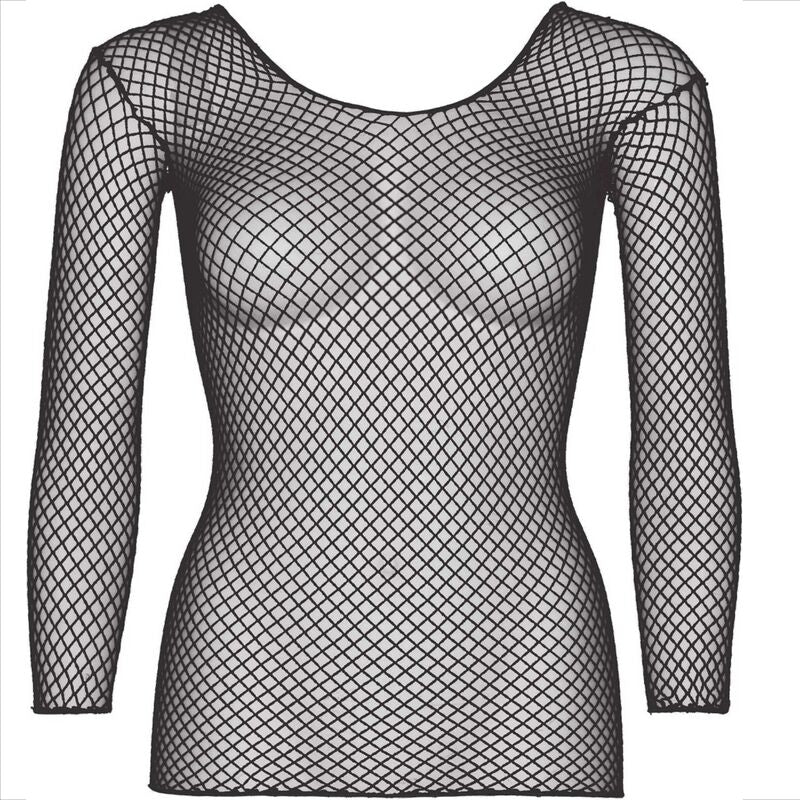 Leg Avenue - T-Shirt de Manga Comprida Preta