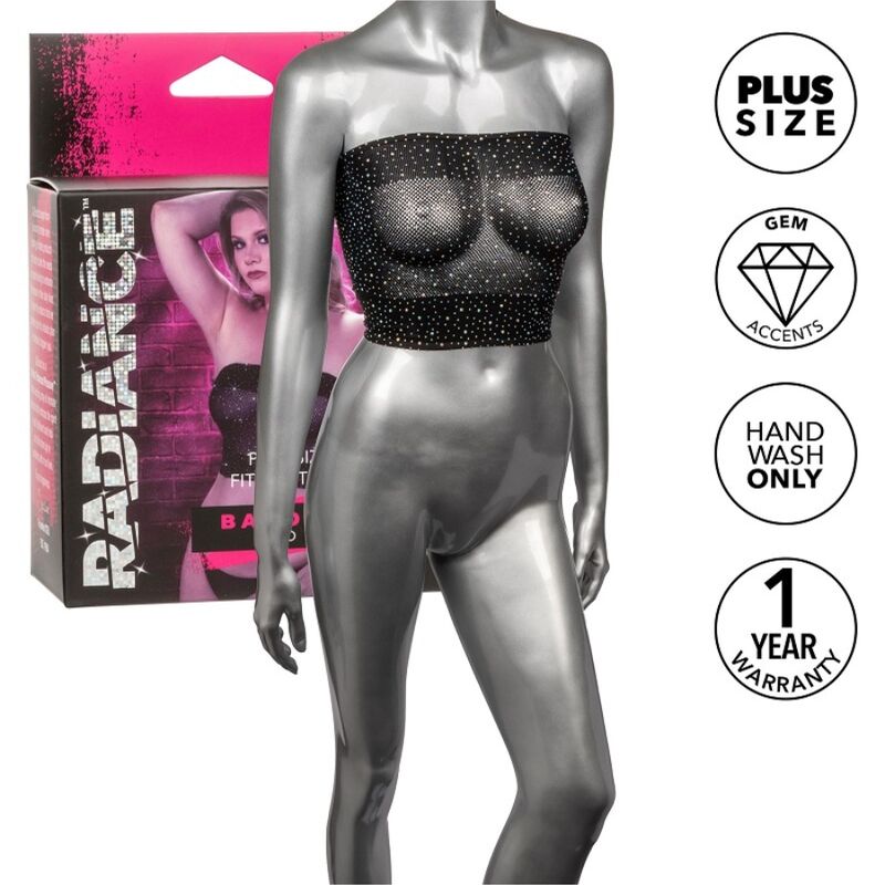Calexotics – Radiance Bandeau-Top Rhine in Übergröße