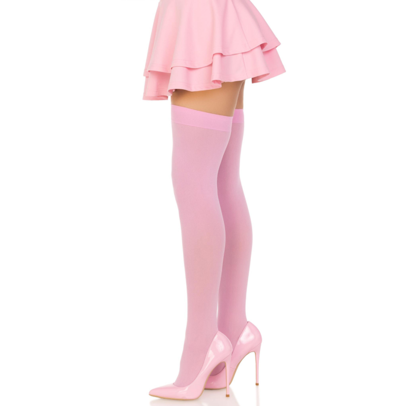 Leg Avenue - Coxas Nylon Rosa