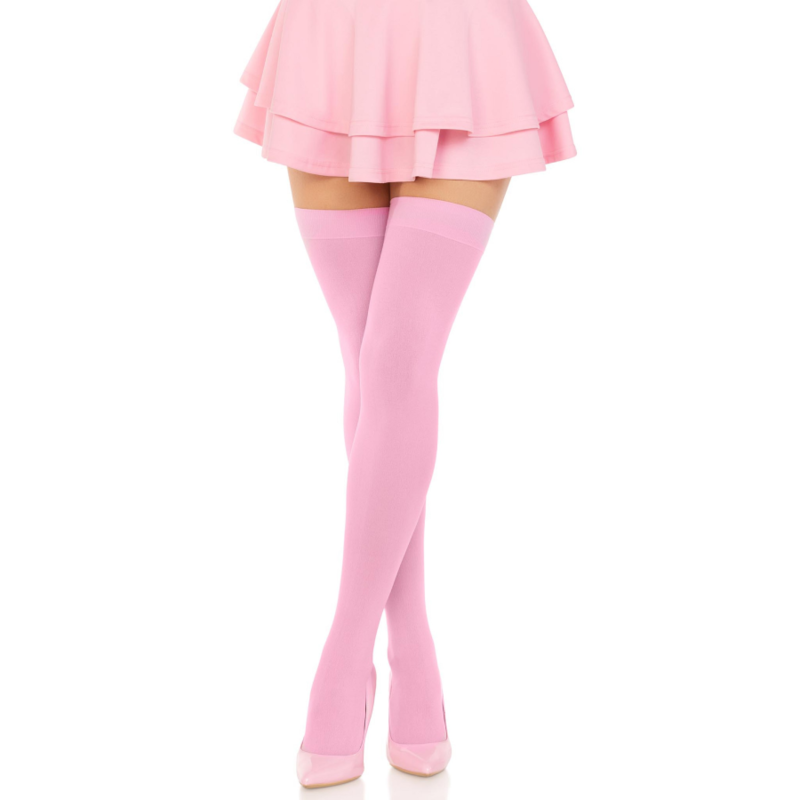 Leg Avenue - Coxas Nylon Rosa