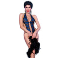 Chilirose - Body Crotchless Cr 4479 Azul S/M