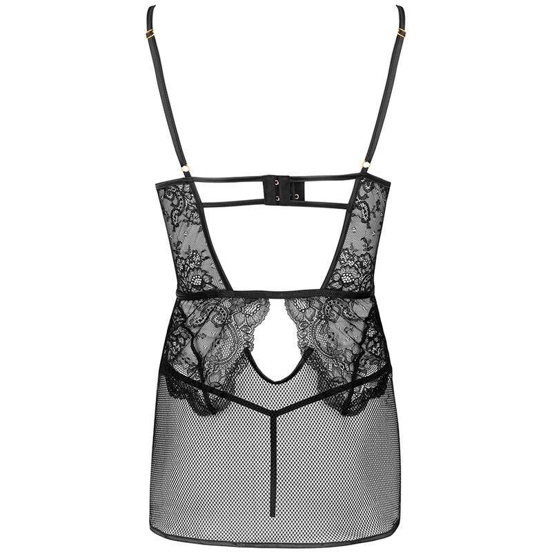 Livco Corsetti Fashion - Hemd Baririn Lc 90633 + schwarzer Slip L/XL