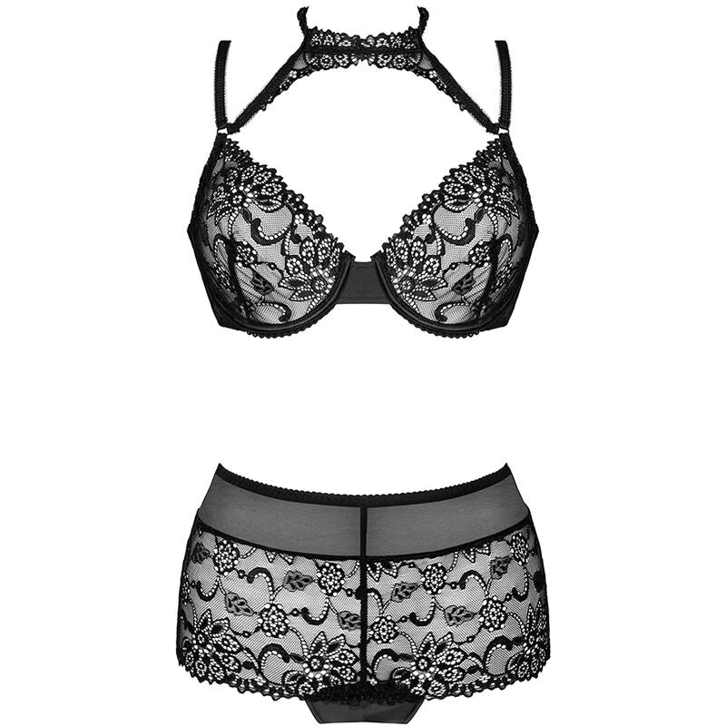 Livco Corsetti Fashion - Coleção Linera for the Senses Bra + Calça Preta L/XL