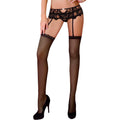 Livco Corsetti Fashion - Mandirin Lc 90529 Calça + Cinta Liga Preta L/XL