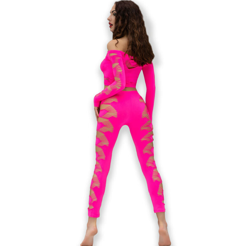 Chilirose - Cr 4632 Top e Calça Fúcsia S/L