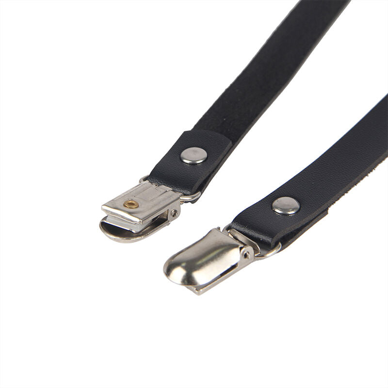 Subblime - Leder-Bein-Harness Schwarz Einheitsgröße