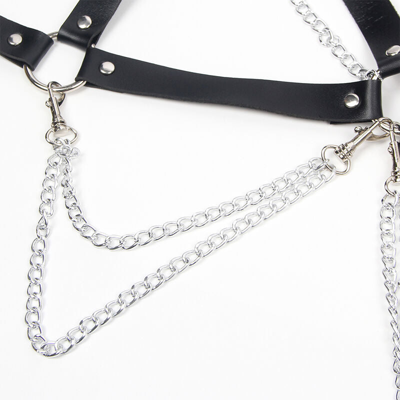 Subblime - BH-Harness mit Kettendetail Einheitsgröße