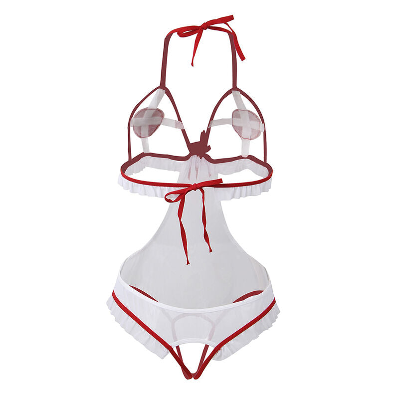 Subblime - Sexy Krankenschwesterkostüm Schrittfrei L/XL