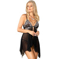 Subblime - Babydoll Tüllstoff Brustspitze L/XL