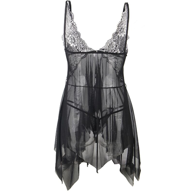 Subblime - Babydoll Tüllstoff Brustspitze L/XL