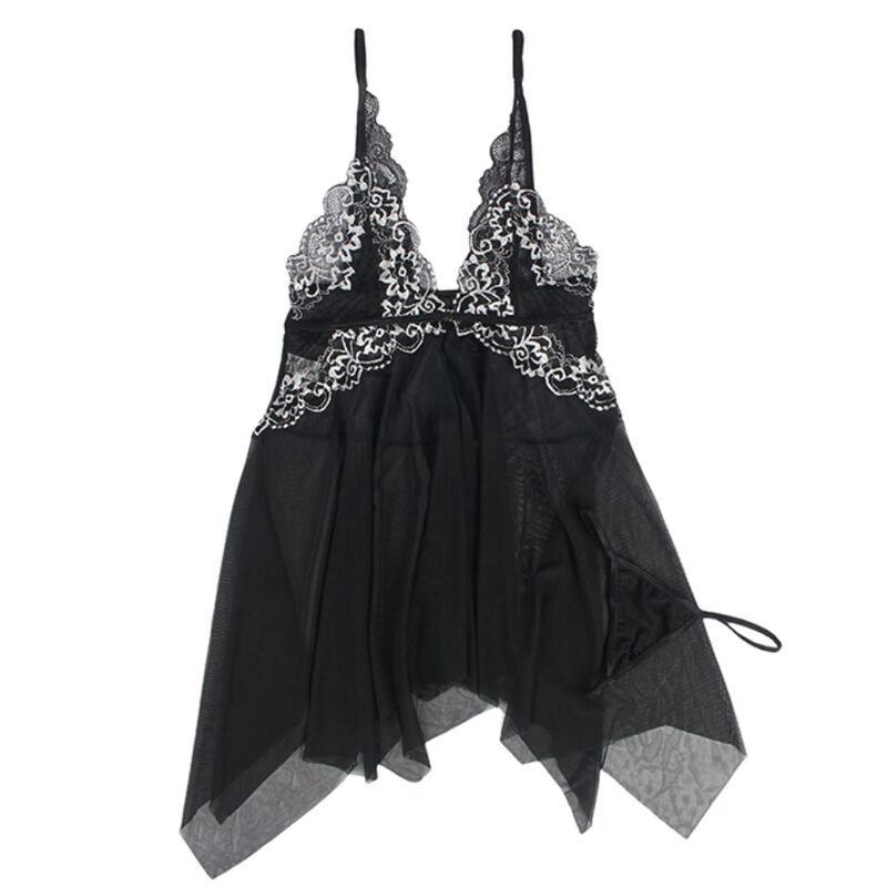 Subblime - Babydoll Tüllstoff Brustspitze L/XL