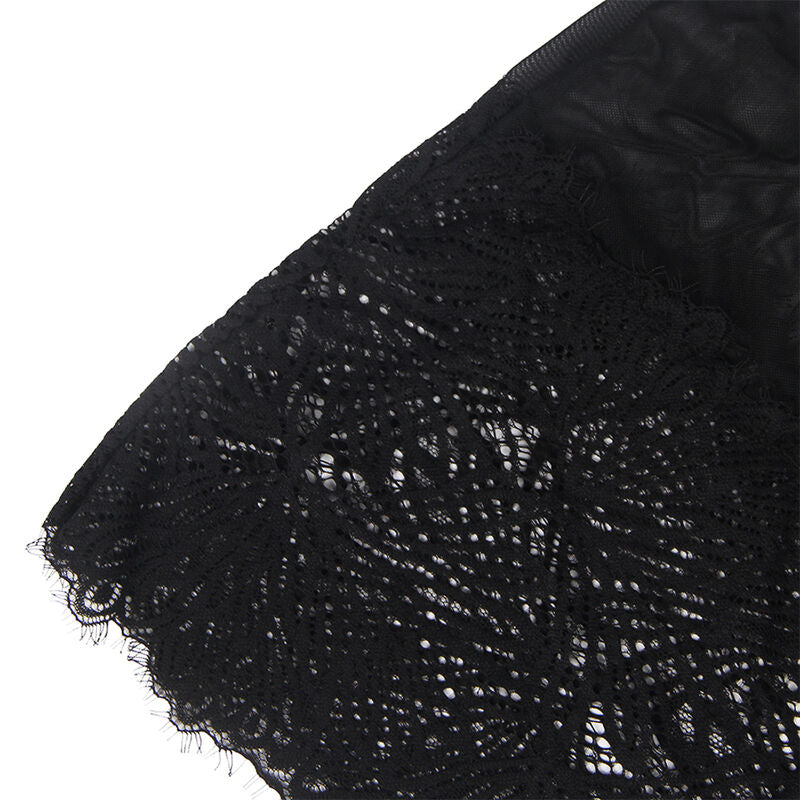 Subblime - Babydoll com Alas de Renda Ajustveis Preto L/XL