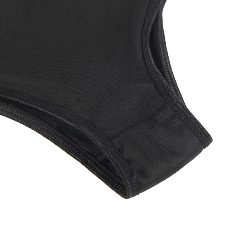 Subblime - Zweiteiliges Set mit transparentem BH und Riemen S/M