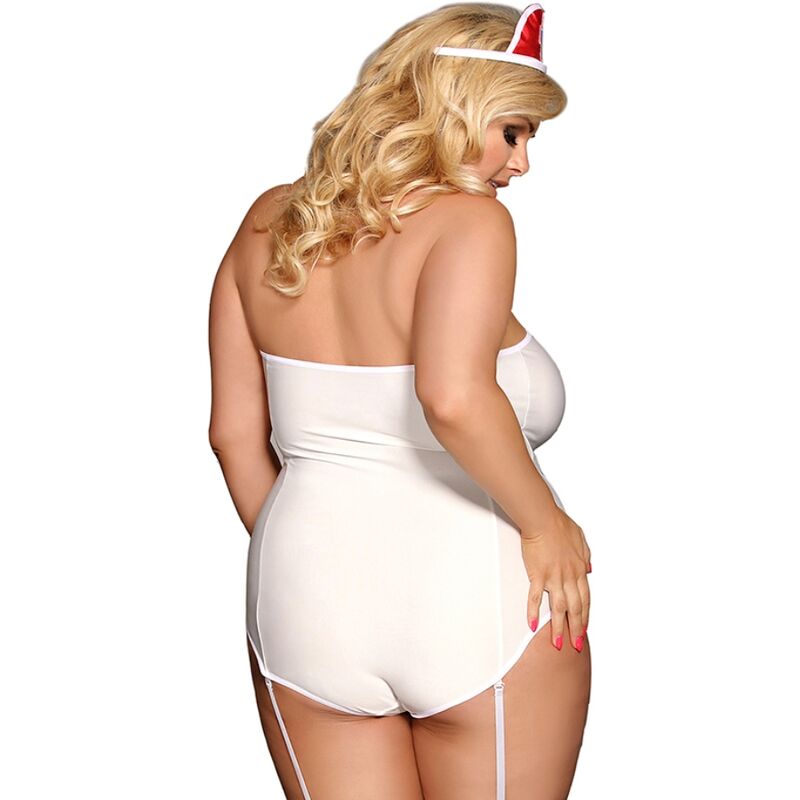Subblime - Sexy Krankenschwester-Kostüm mit Plüschtier L/XL