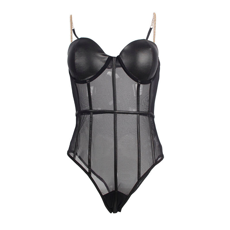 Subblime - Body mit schwarzen Ketten S/M