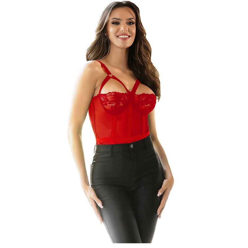 Sublime - Teddy mit Flügeln, rotes Brustdetail L/XL