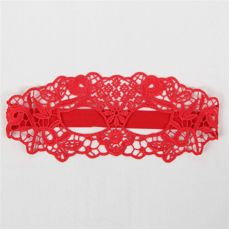 Queen Lingerie - Máscara de Renda Vermelha