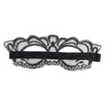 Queen Lingerie - Máscara de Renda Fina Preta