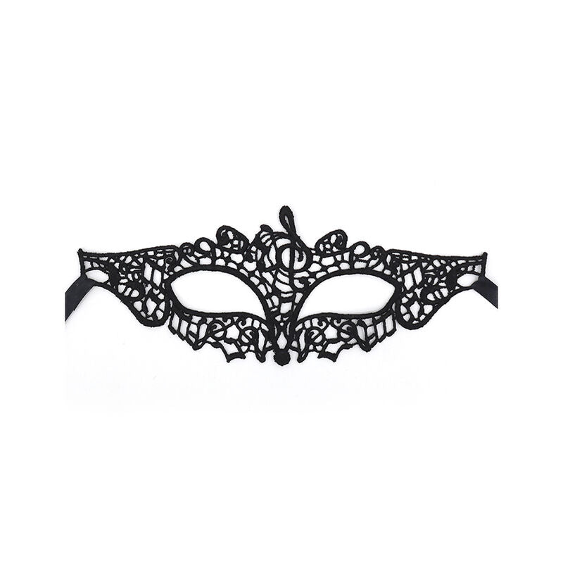 Queen Lingerie - Máscara de Renda Preta Modelo 2