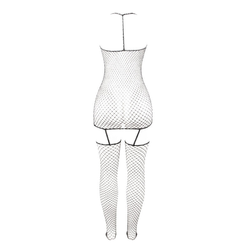 Subblime - 951955 Glitzernder Netz-Bodystocking Einheitsgröße