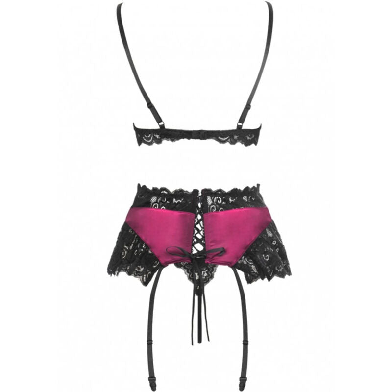 Livco Corsetti Fashion - Nahir Lc 20214 BH + Slip + Strapsgürtel L/XL