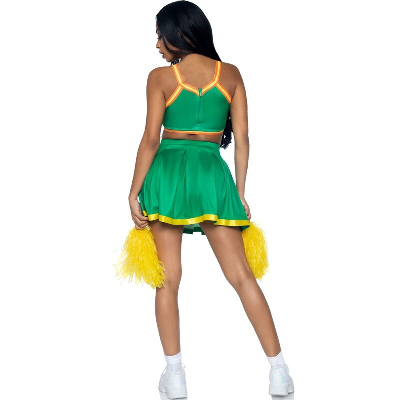Leg Avenue - Cheerleader-Kostüm Grün S/M