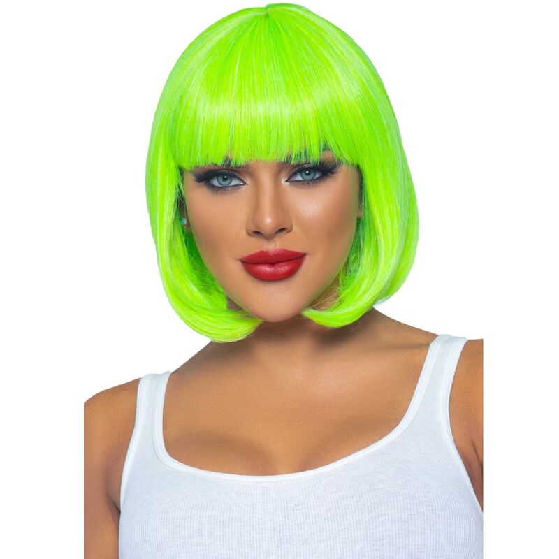 Leg Avenue - Neon-grüne fluoreszierende Bob-Perücke