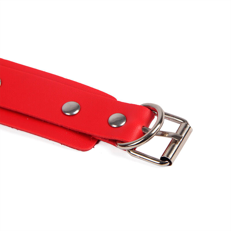 Subblime - 953706 Algemas com Cinto Bondage Vermelho Tamanho Único