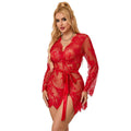 Subblime - 953782 Camisola de Noite de Renda + Tanga Vermelha L/XL