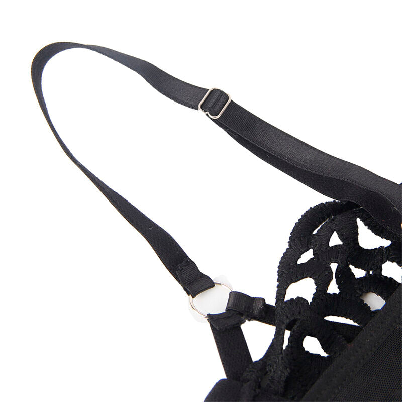 Subblime - 954055 Body Sexy de Renda Preto S/M