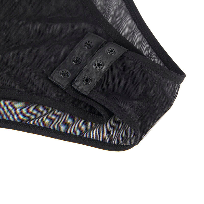 Subblime - 954055 Body Sexy de Renda Preto S/M