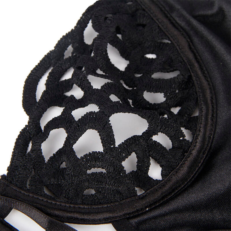 Subblime - 954055 Body Sexy de Renda Preto S/M