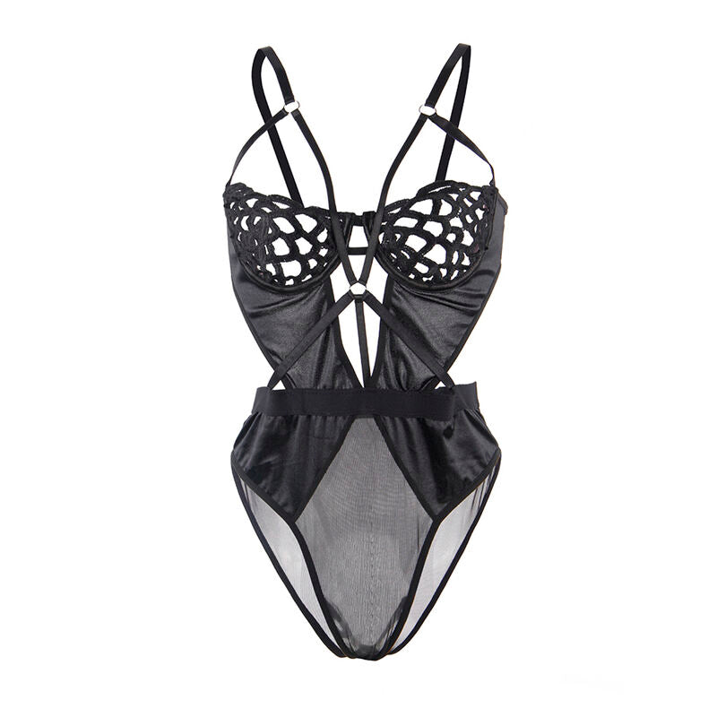 Subblime - 954055 Body Sexy de Renda Preto S/M