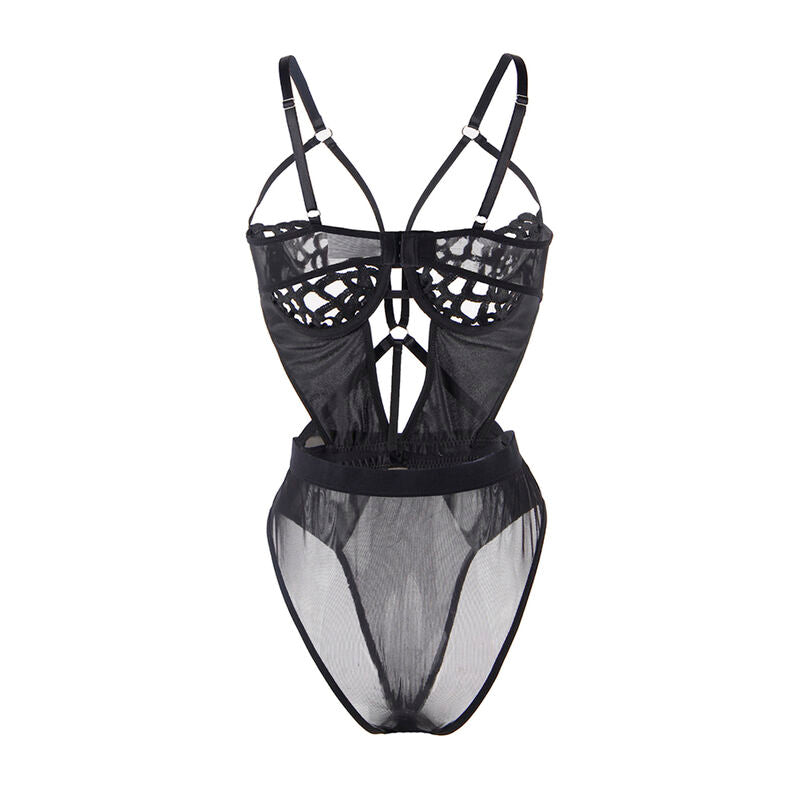 Subblime - 954055 Body Sexy de Renda Preto S/M