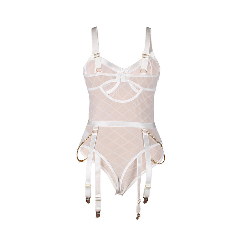 Subblime - 954291 Body com Correntes + Cinto-Liga Branco L/XL