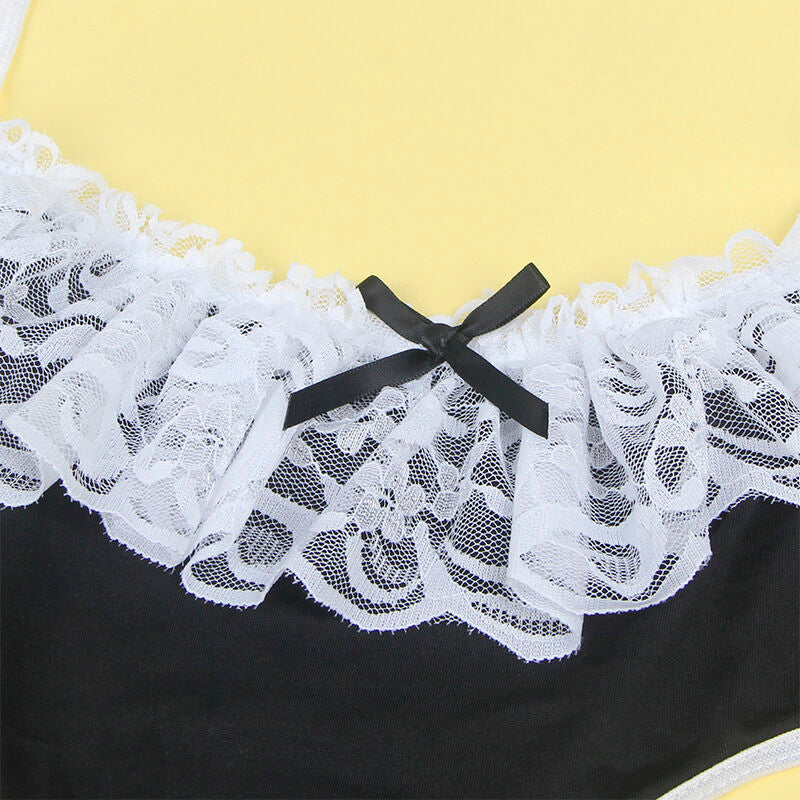 Subblime - 954307 Fantasia de Empregada Sexy Preto/Branco S/M